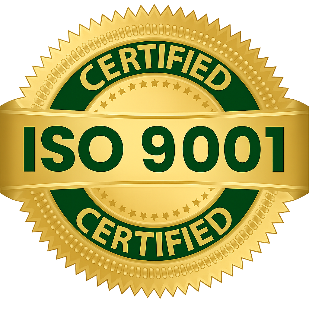 Selo da certificação ISO 9001