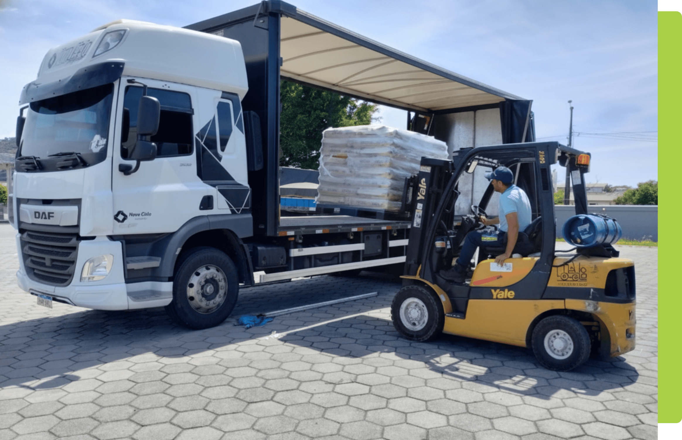 Ilustração de carga dedicada