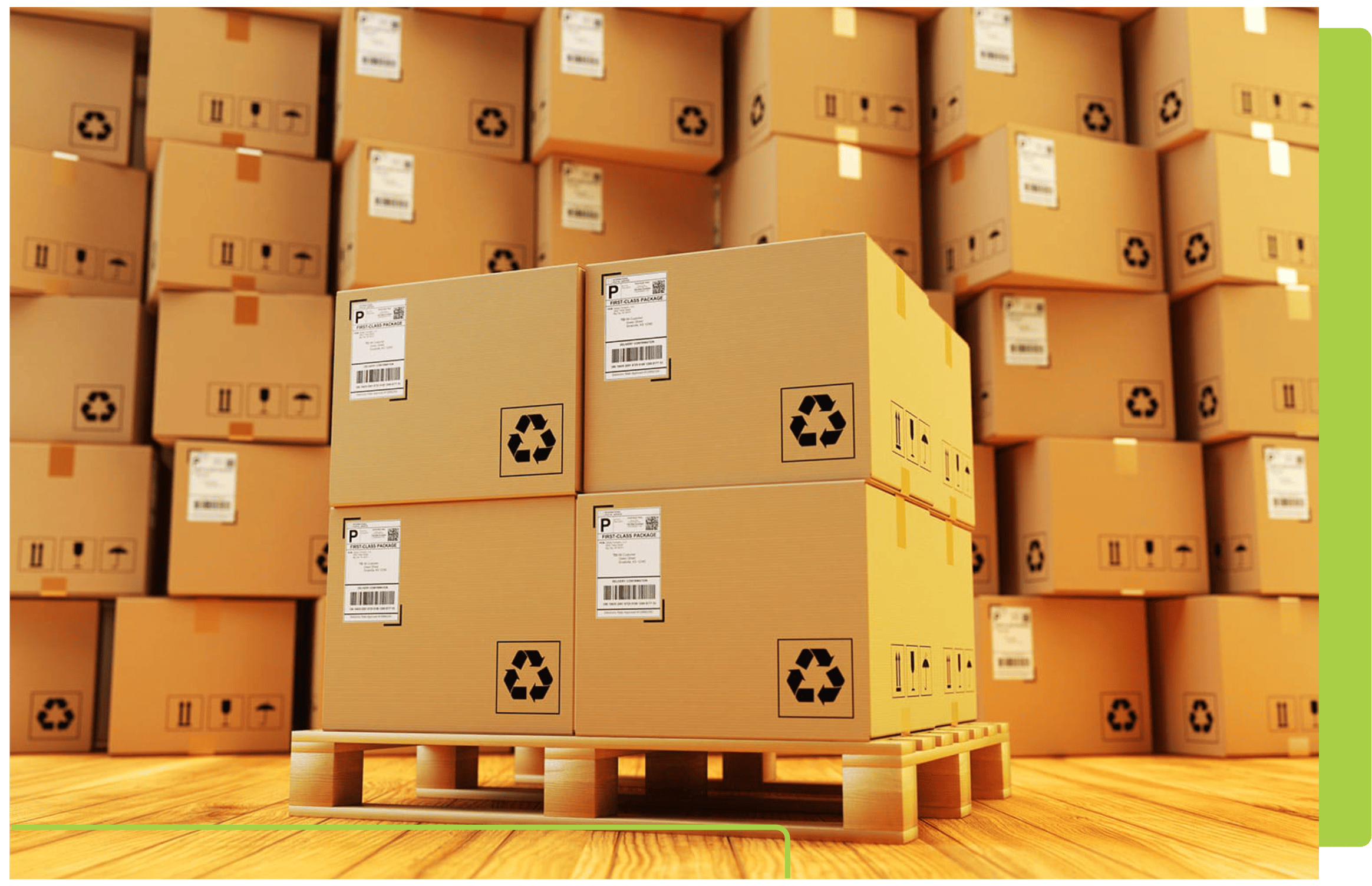 Ilustração de armazenagem